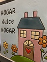 Hogar dulce hogar -011 20 x 20 cm Ceramica
