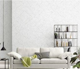 Papel tapiz Texturizado Fondo Blanco Lineas grises  SN998031  5mt2