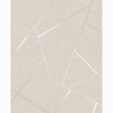Papel tapiz geométrico fondo beige y detalles dorados 5mt2 - FD42281