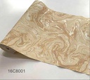 Papel tapiz marmoleado beige con marron 5.30mt2 16c8001