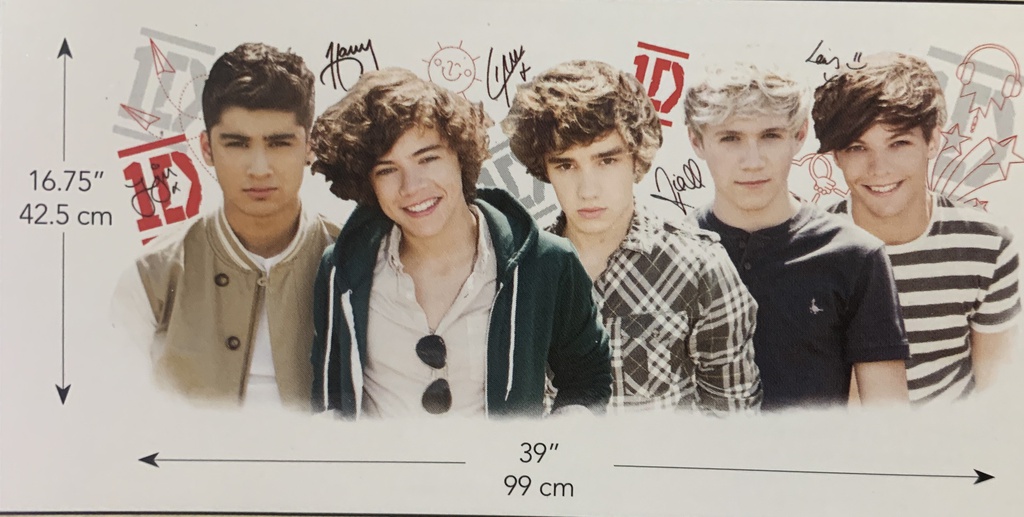 Sticker One Direction 1D-York RMK2302GM