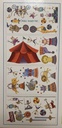 Stickers Circo con Animales 33 apliques -RMK1266SCS