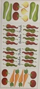 Stickers Legumbres 39 Apliques -RMK1258SCS