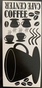 Stickers Taza de Cafe Pizarra Gigante 22 Apliques -RMK1314GM