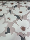 Flores blancas fondo palo de rosa - FD42574-5,20mt2