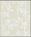 Ramas hojas blancas fondo crema SG11291-5,30MT2