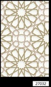 Papel Tapiz Diseño Mandala Blanco/Dorado 27032 - 16MT2