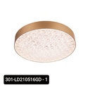 Lampara de techo circular dorada 301-LD210516GD Size 35x15