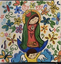 Virgen Guadalupe ceramica 20x20 cm-003