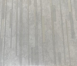 [36065] Papel Tapiz Textura gris con Rayas Gris/Dorado 36065 - 16MT2