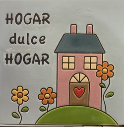 [11] Hogar dulce hogar -011 20 x 20 cm Ceramica